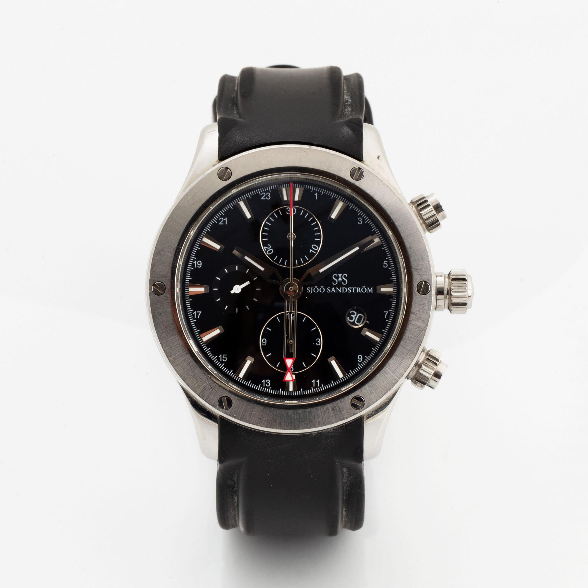 Sjöö Sandström, UTC Extreme, wristwatch, chronograph, 44 mm.