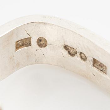 Rey Urban, ring and bracelet, silver.