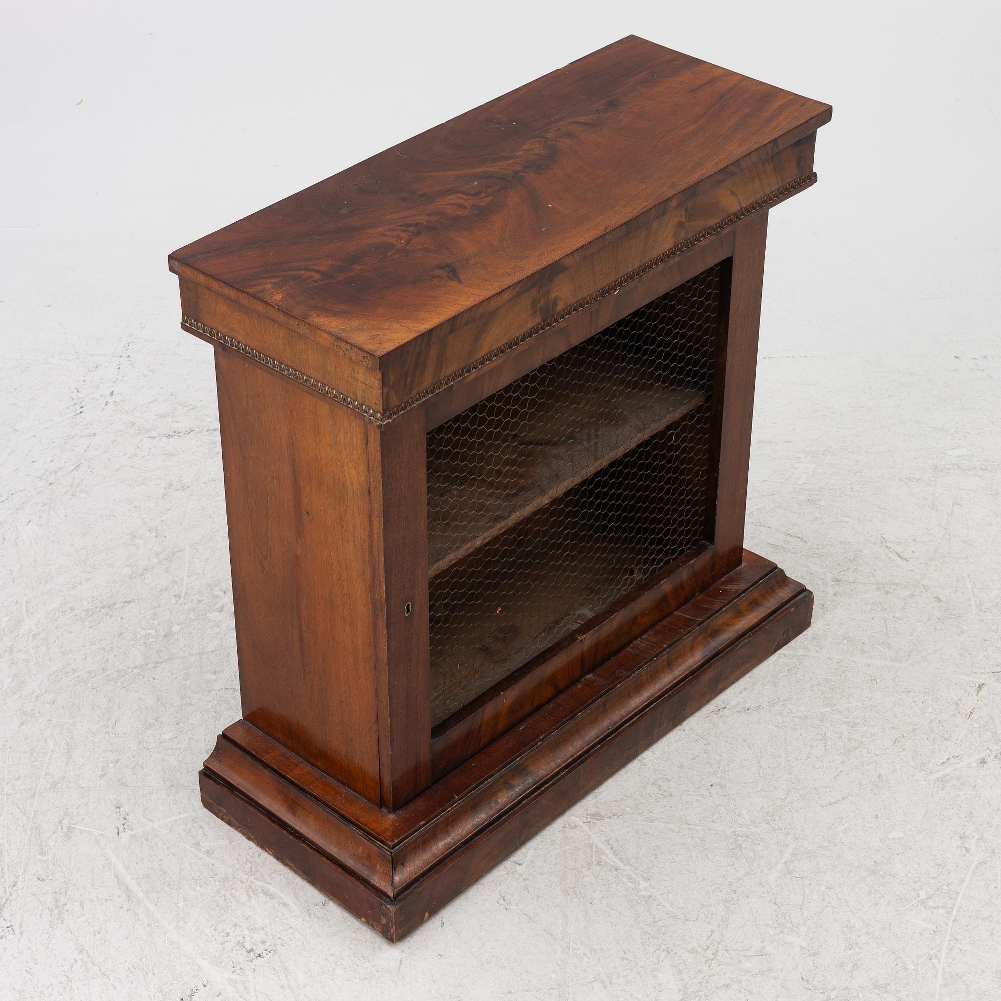 A mahogany Empire bibliotheque, Sweden, ca 1830.