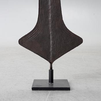 Svärdsklinga "Sword currency", Topoke eller närliggande Kongo, 18/1900-tal.