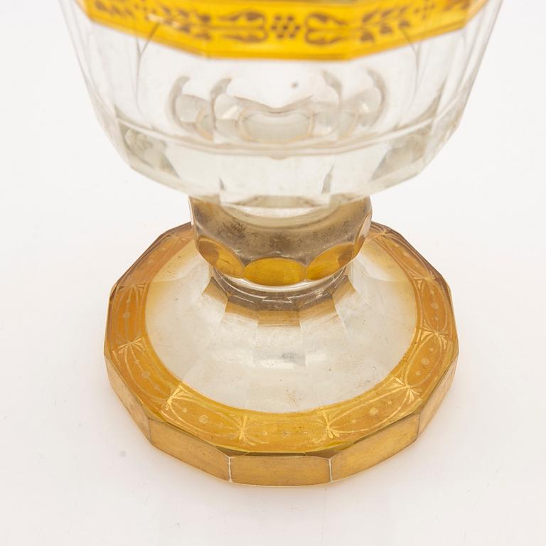 Lidded goblet, latter half of the 19th century.