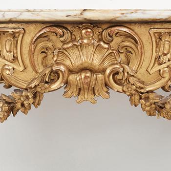KONSOLBORD, nyrokoko, 1800-talets andra hälft.