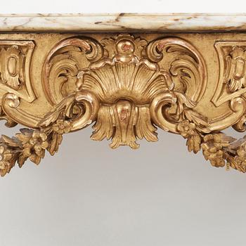 A Neo-Rococo 19th century console table.