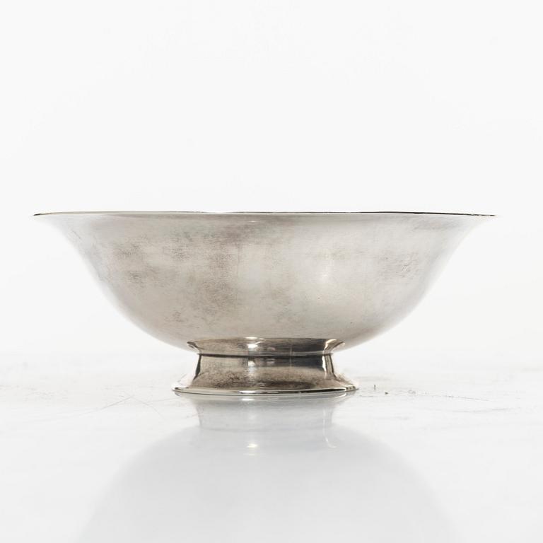 Harald Nielsen, a sterling silver bowl, George Jensen, Denmark, before 1962.