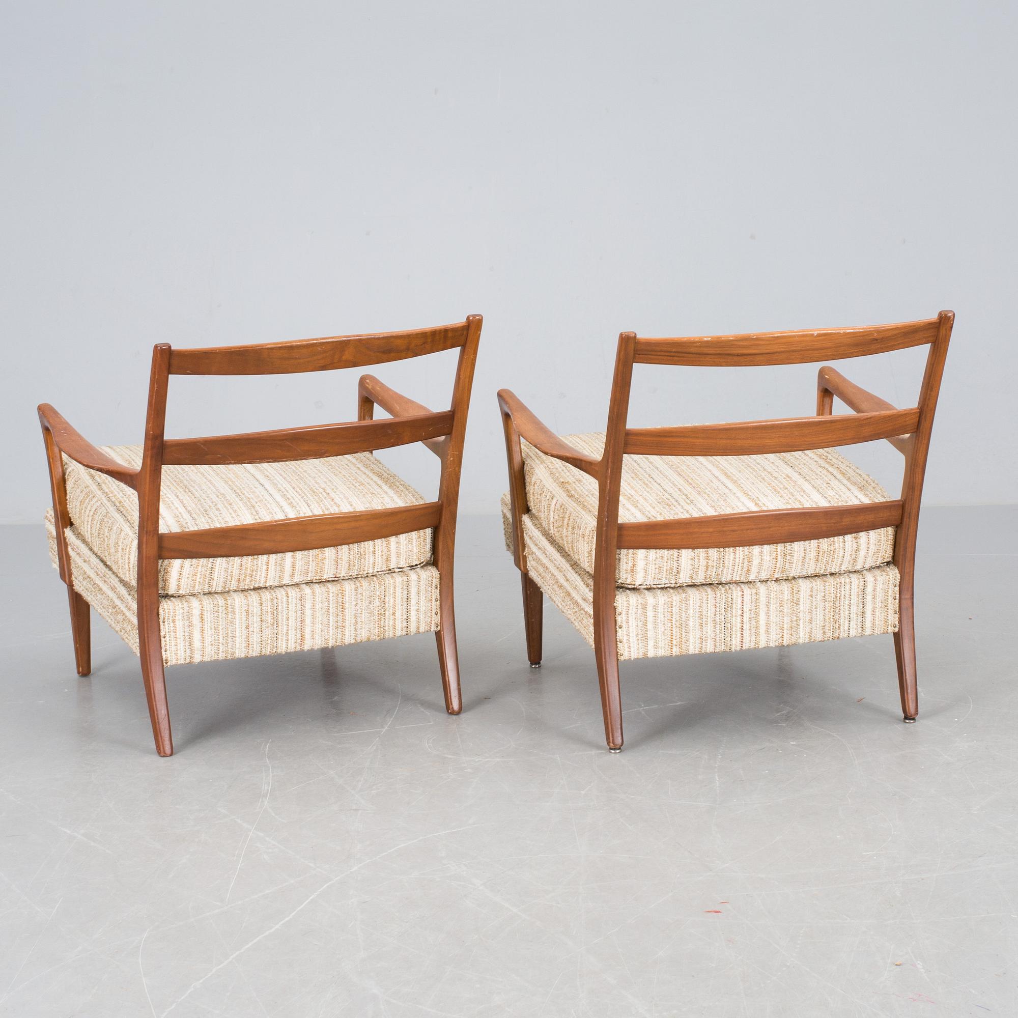 FÅTÖLJER, ett par, Bröderna Andersson, 1960-tal.