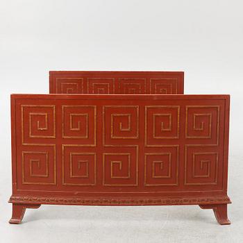 Axel Einar Hjorth, a pair of "Åbo" bed frames, Nordiska Kompaniet, Swedish Grace, 1920s-30s.