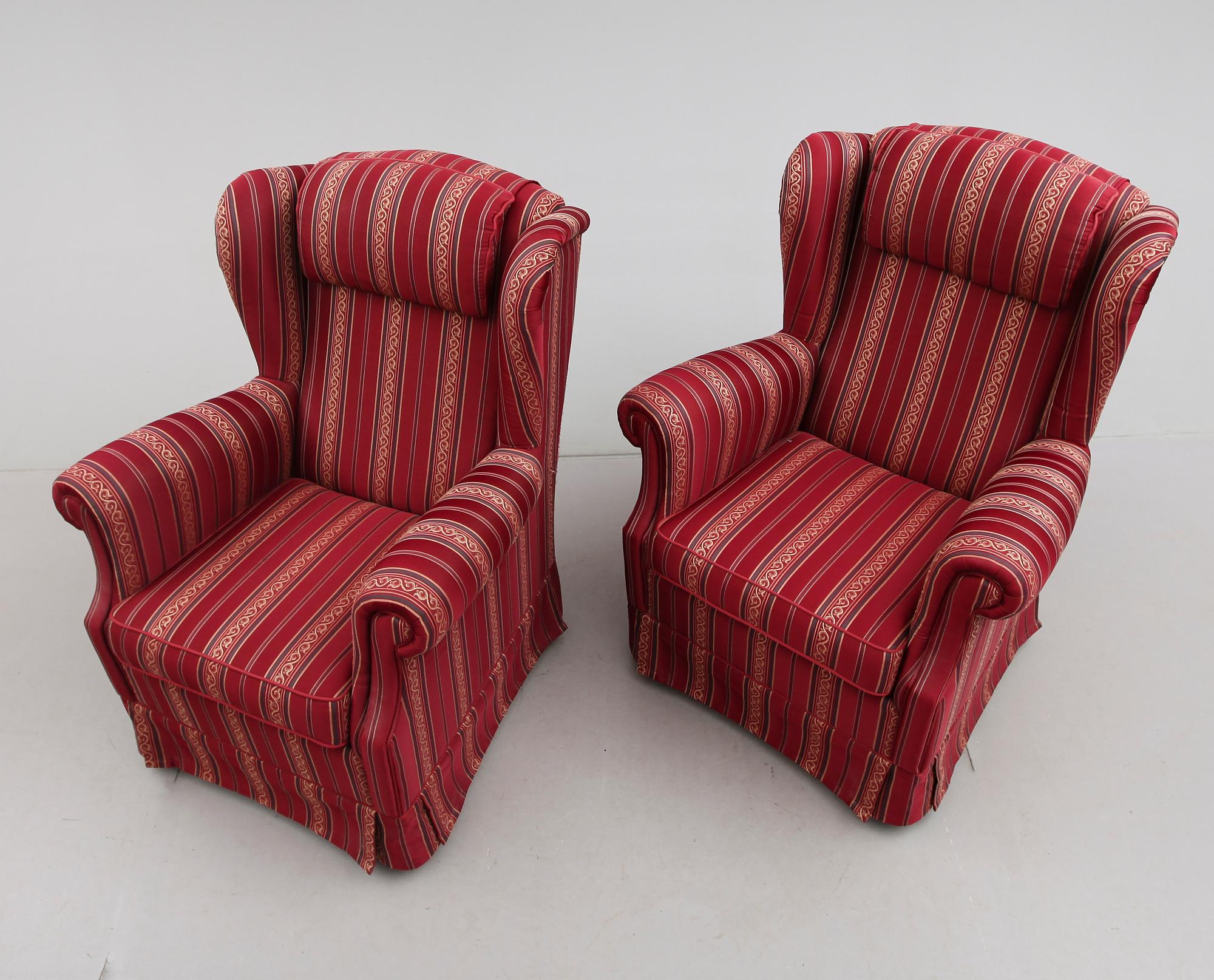 FÅTÖLJER, 1 par, Engen, 1900-/2000-tal.