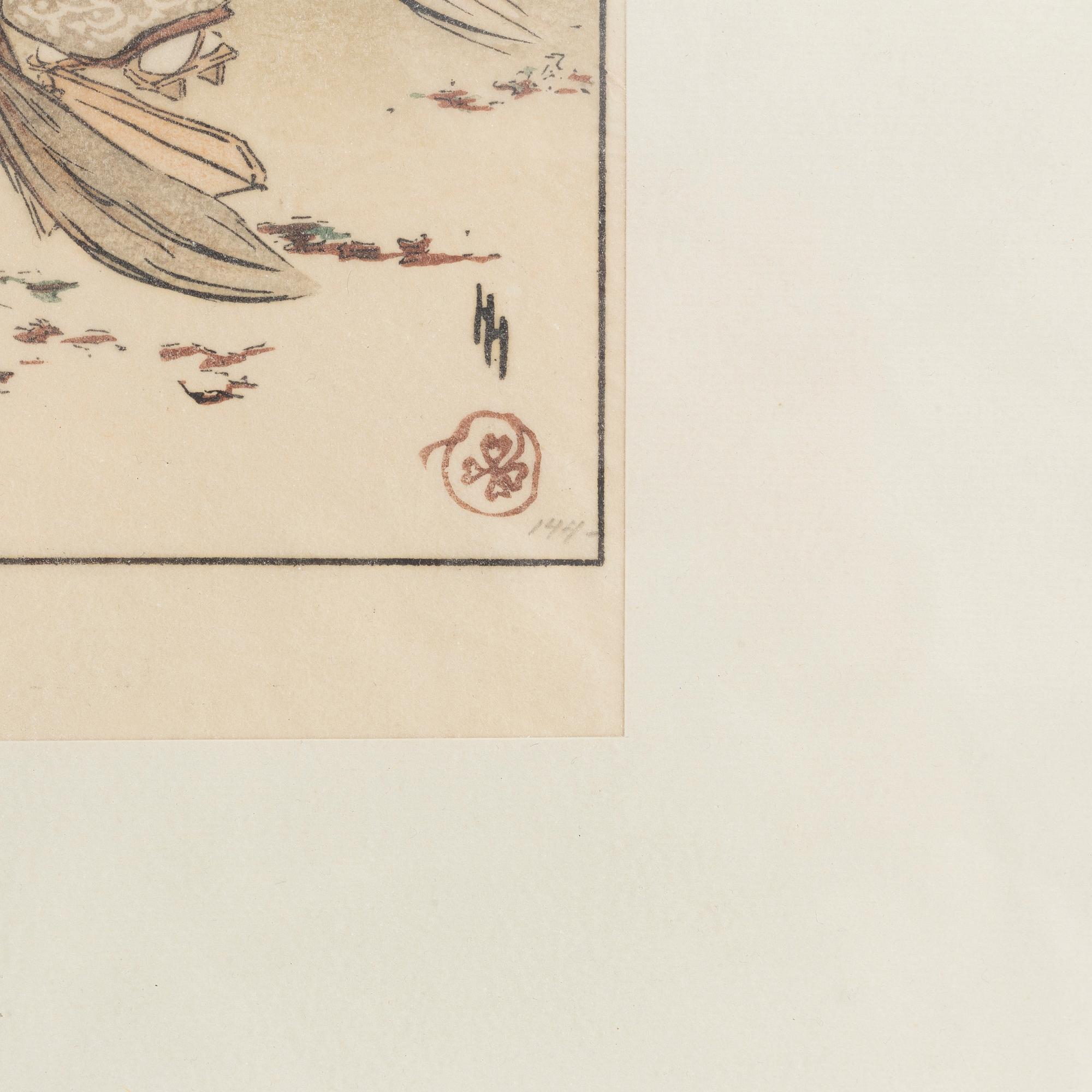 Helen Hyde, färgträsnitt. Japan, 1910.
