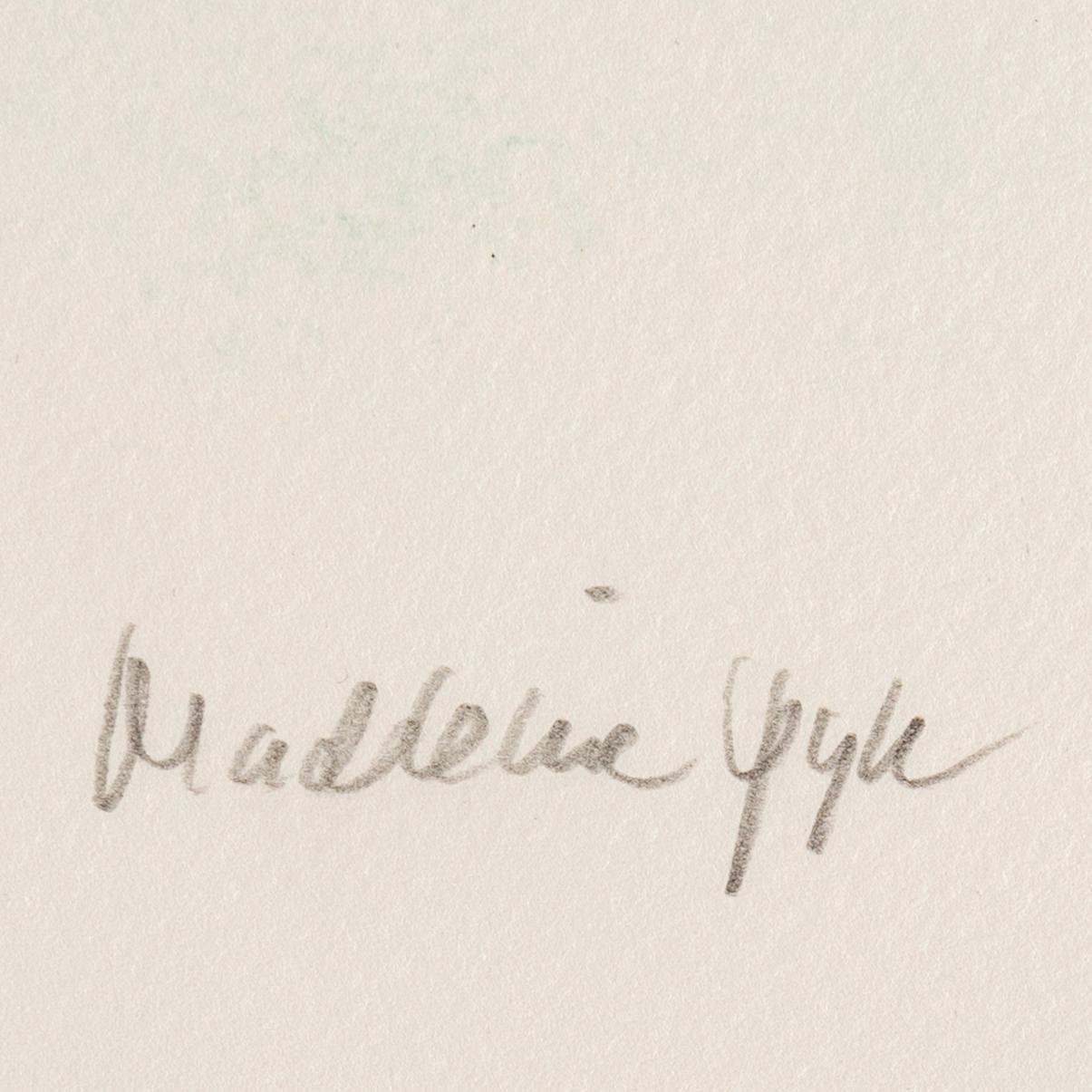 Madeleine Pyk, färglitografi, signerad 154/200.