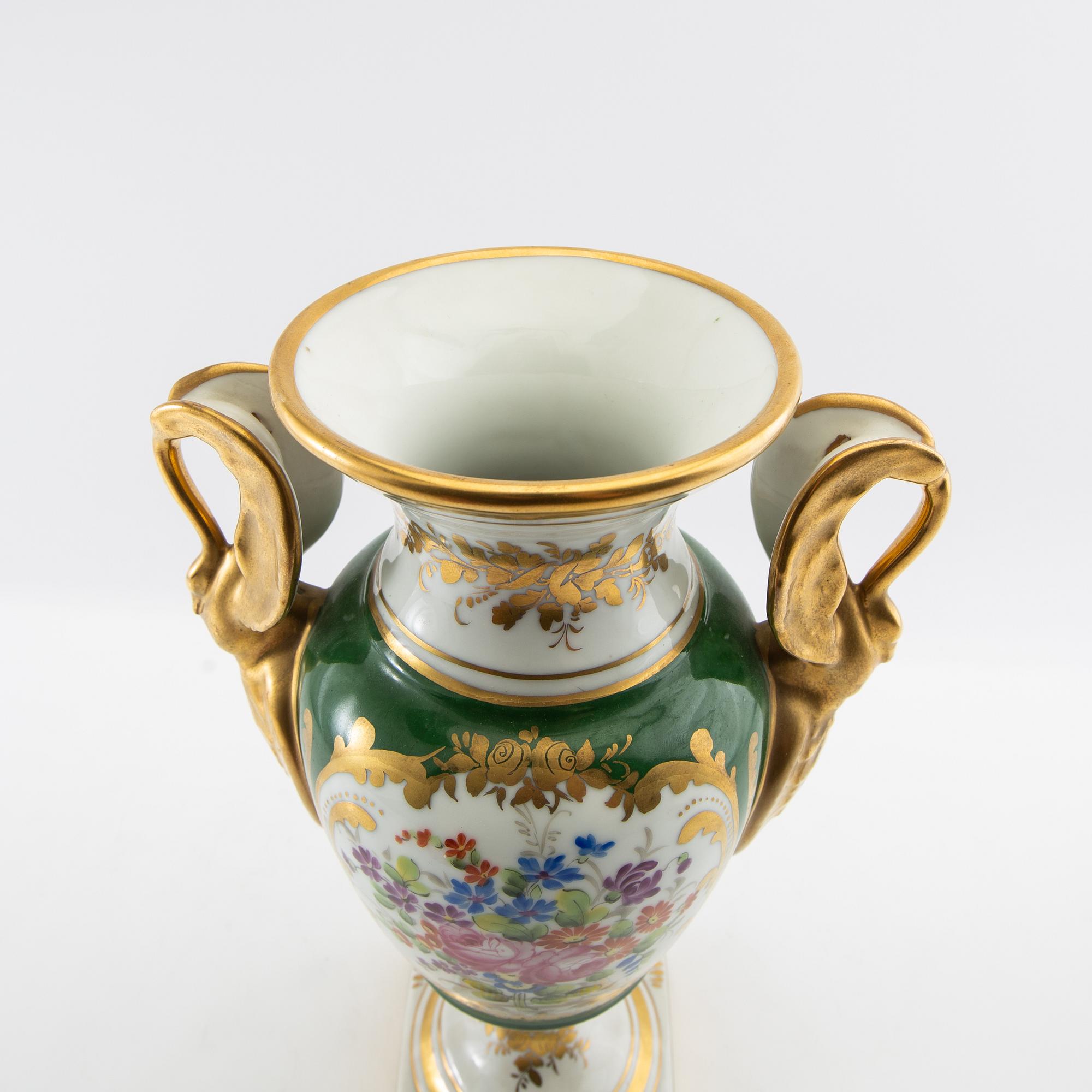 Urna empire-stil omkring 1900 porslin.