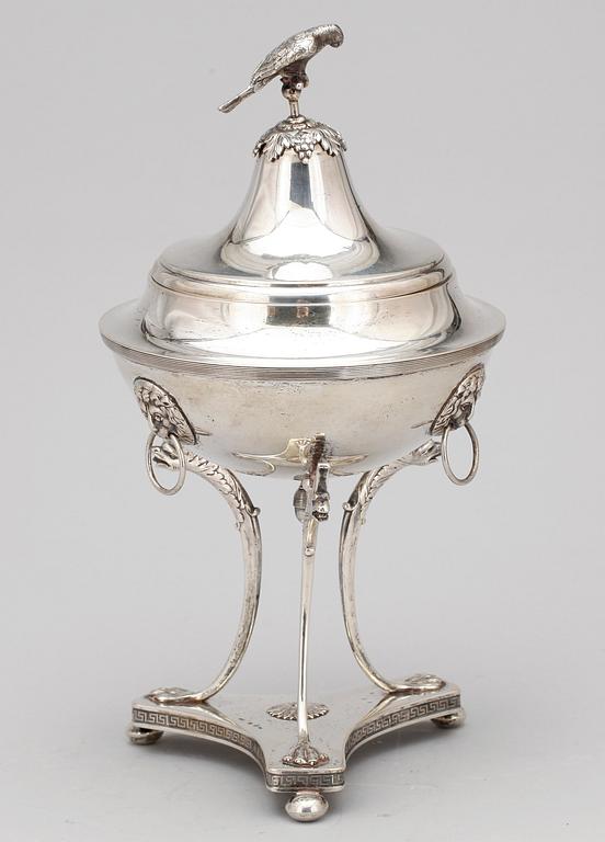 SOCKERSKÅL, silver, CG Hallberg, Stockholm 1902. Vikt ca 570g.