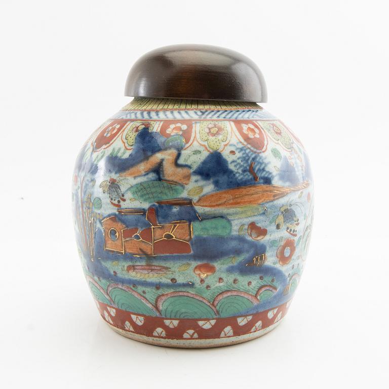 Bojan, porslin, sen Qing, Kina 1800-tal.