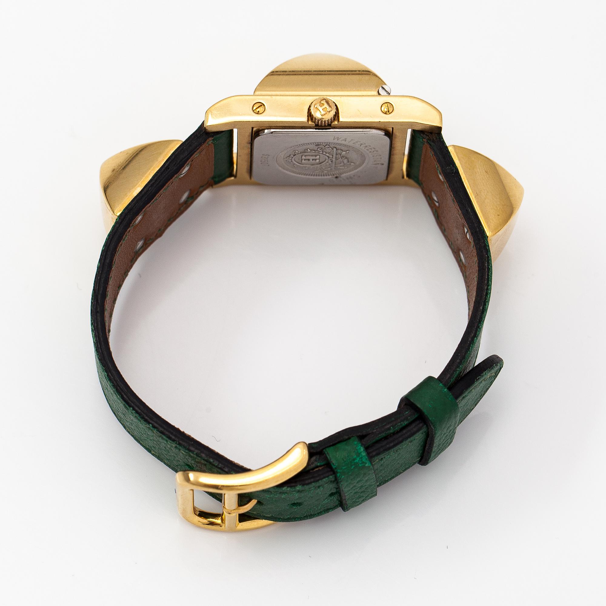 Hermès, Medor, armbandsur, 23 x 23 mm.