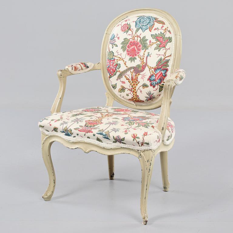 KARMSTOL, Louis XV, 1700-talets senare del.