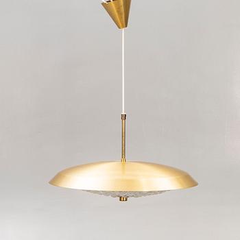 Carl Fagerlund, taklampa och plafond, Orrefors, 1950-60-tal.