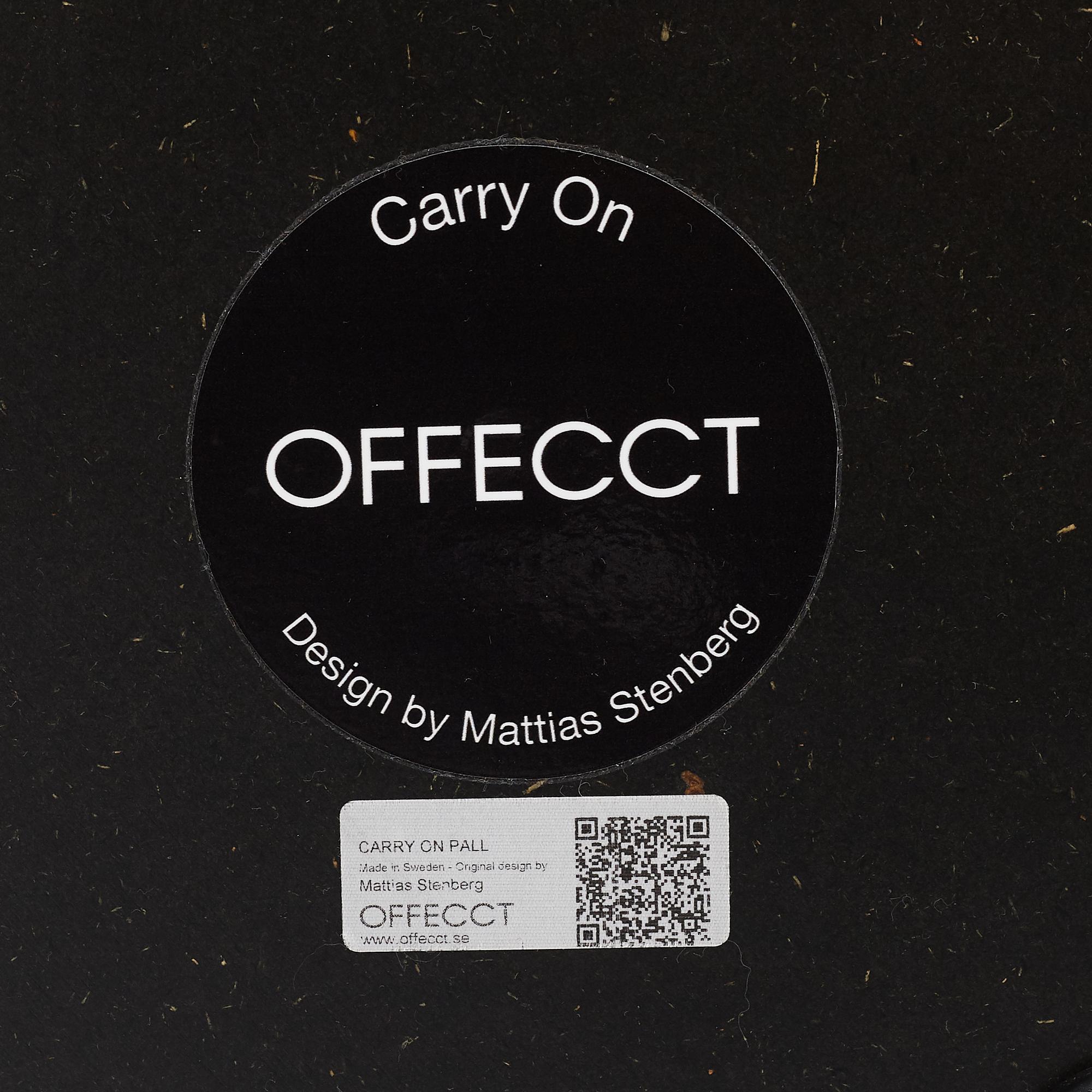 Mattias Stenberg, sittpuffar, ett par, "Carry on", Offecct.