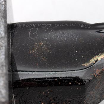 Bertil Vallien, glasskulptur, Kosta Boda, unik.