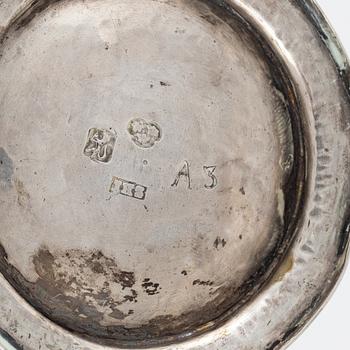 Two Swedish Silver Beakers, early 19th Century.
