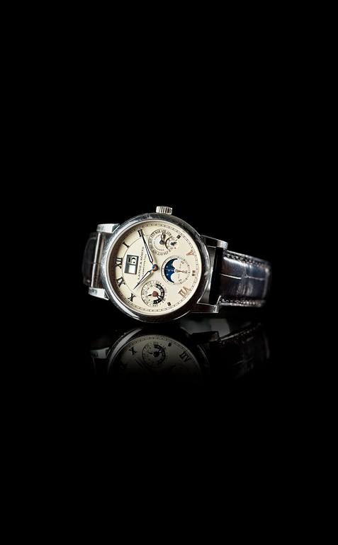 A. Lange & Söhne - Langematik Perpetual. Automatisk. Platina. 39mm 2009.