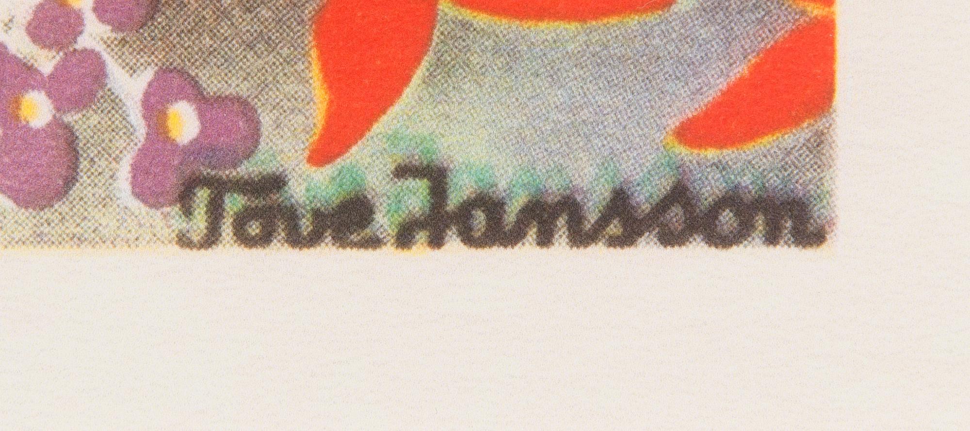 Tove Jansson, affisch "Regnbågshuset".