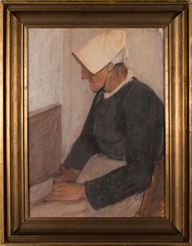 Magnus Enckell, WOMAN FROM BRITTANY.