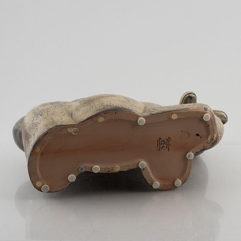 Lisa Larson, "Dromedary", a stoneware sculpture, Gustavsberg Studio, post 1979.