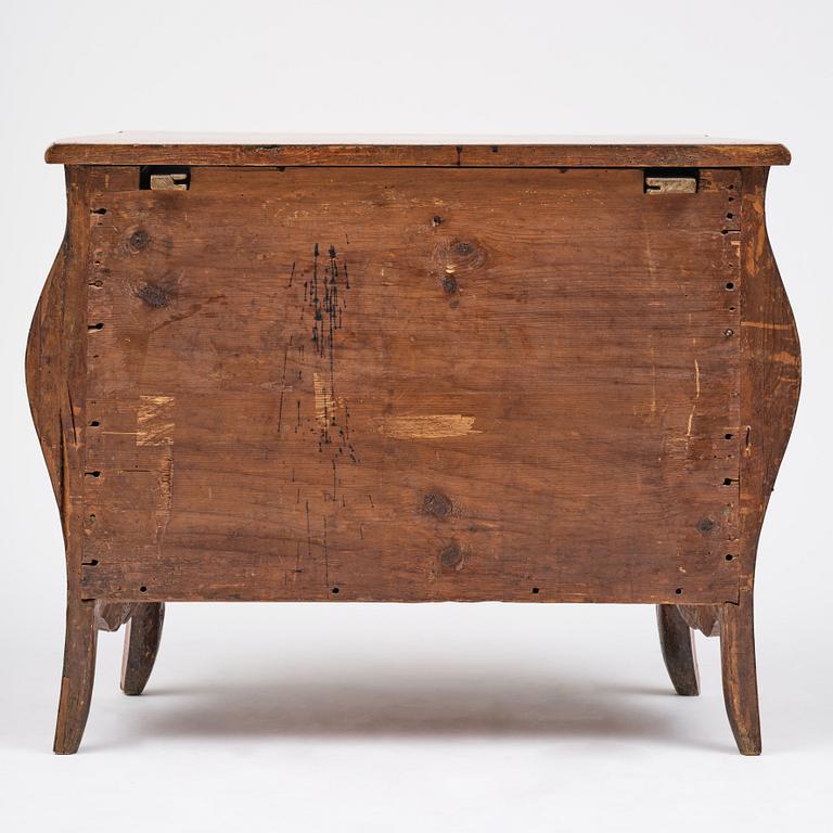 Byrå, Mälardalen, 1700-talets senare del, Rokoko.