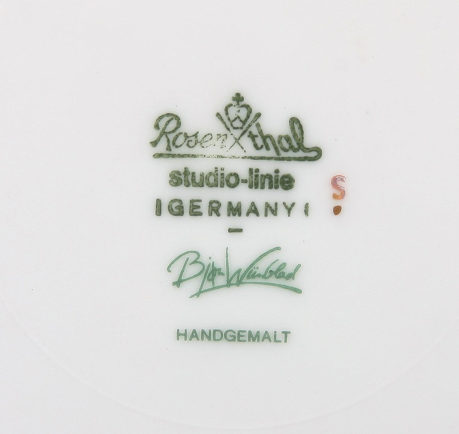 FAT, porslin, Björn Winblad, Rosenthal.