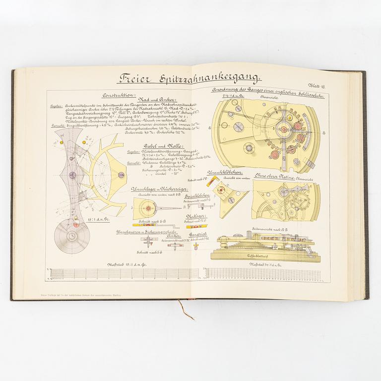 Books about clocks and watchmaking – 4 vols.