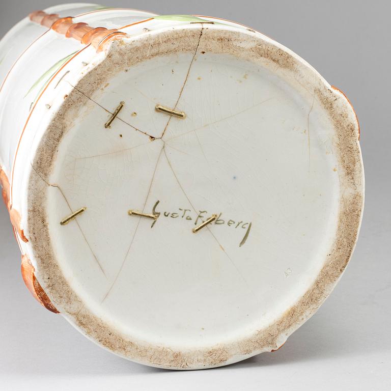 A Swedish porcelain vase from Gustafsberg, ca 1900.