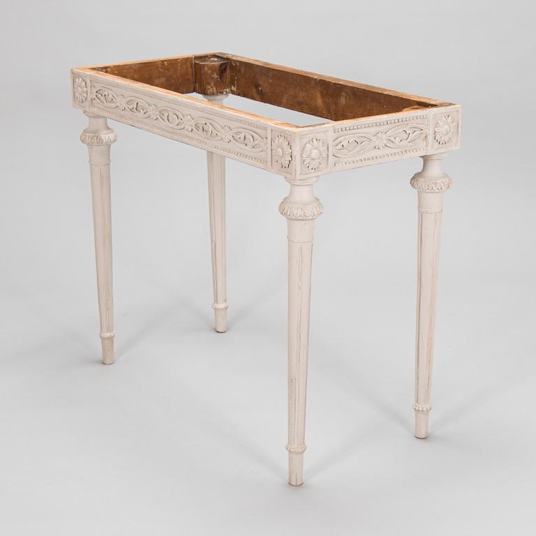 A late 18th century Gustavian console table Stockholm.