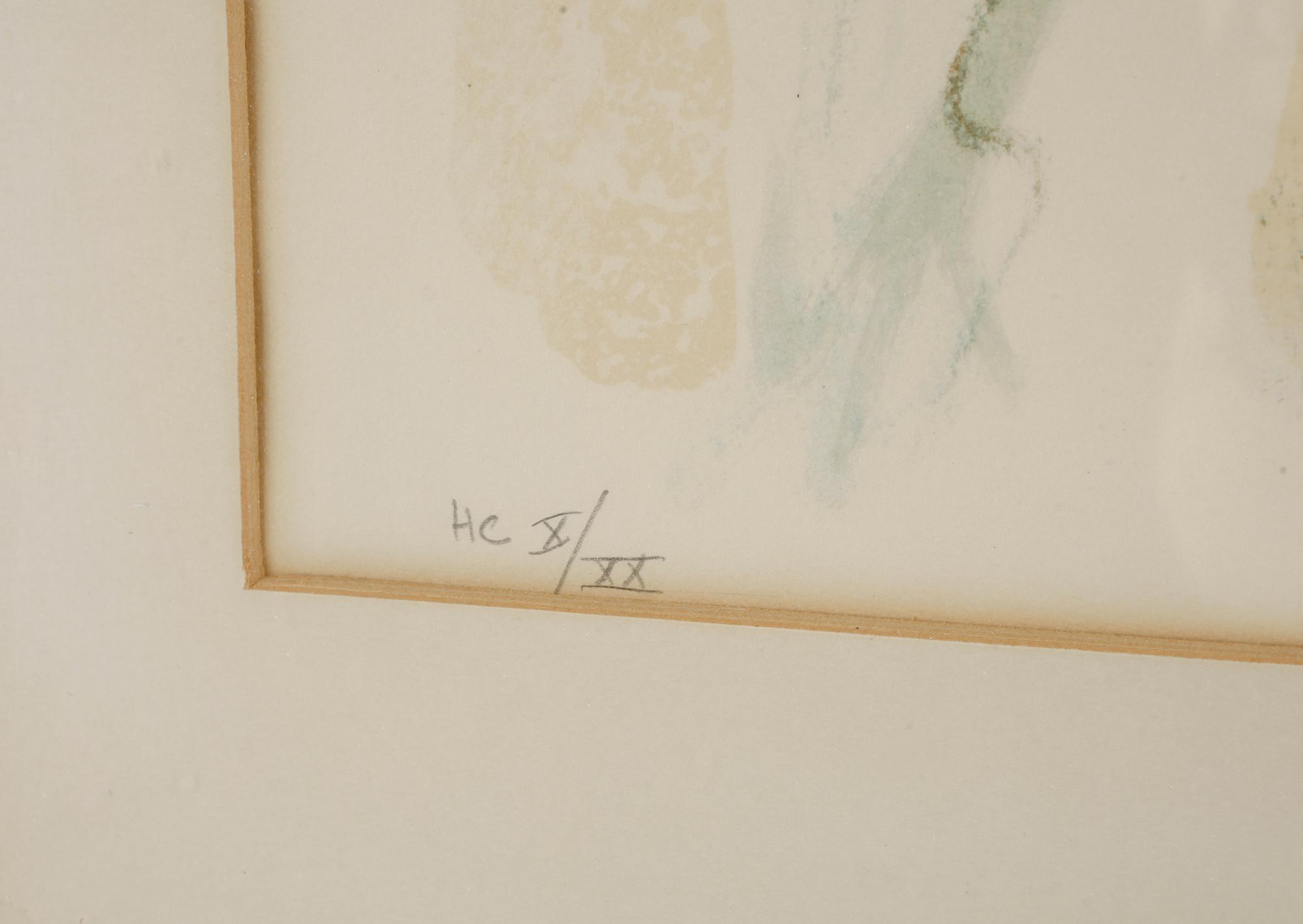 LEONOR FINI, färglitografi, signerad och numrerad HC X/XX.