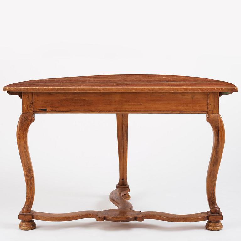 Bord, Sverige, 1700-talets första hälft, Senbarock.