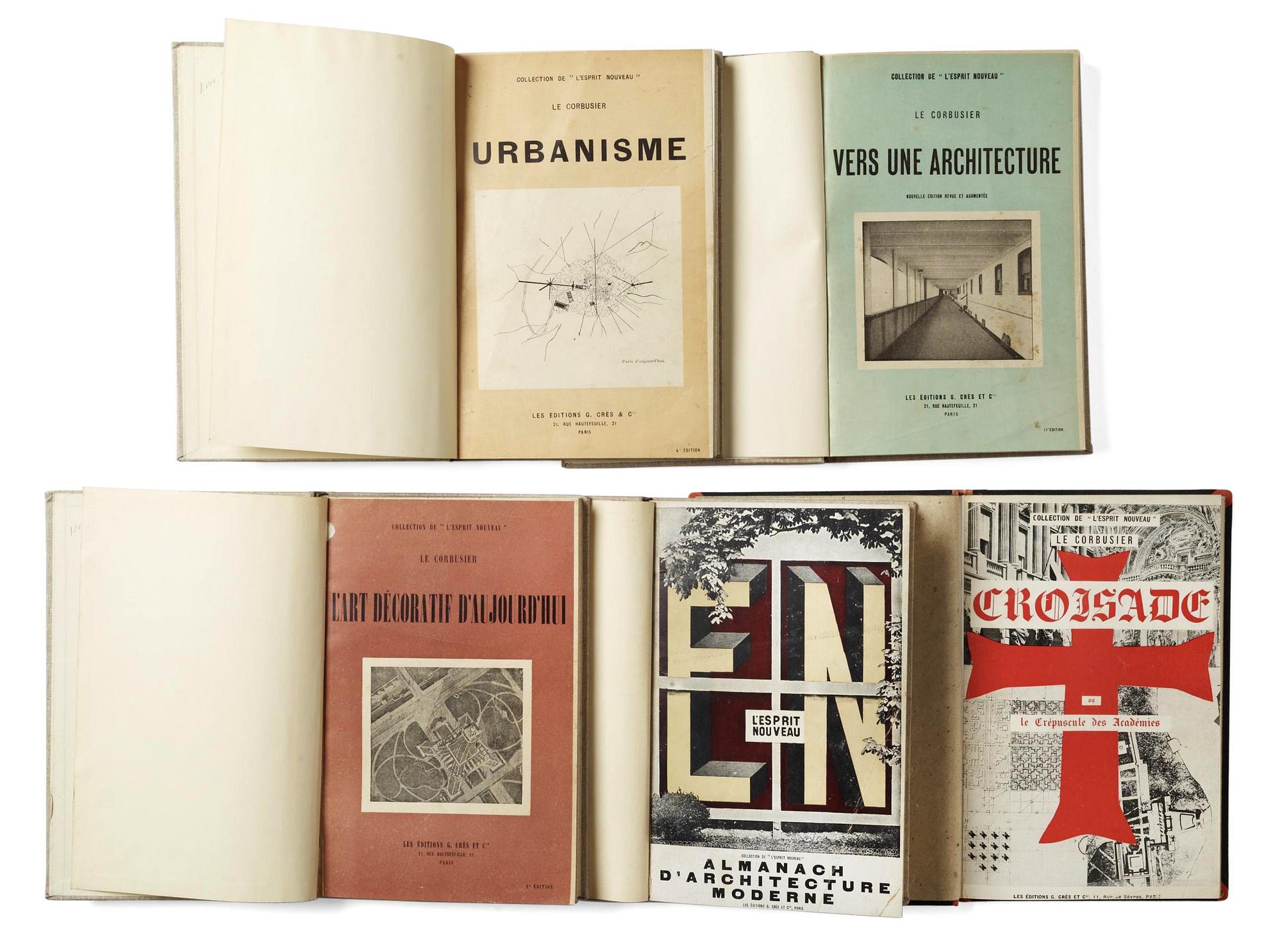 LE CORBUSIER, 'Collection de l'Esprit Nouveau', 5 vol.