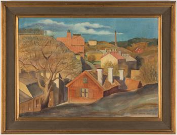 HANS JOHANSON, watercolour, signed and dated 1933.