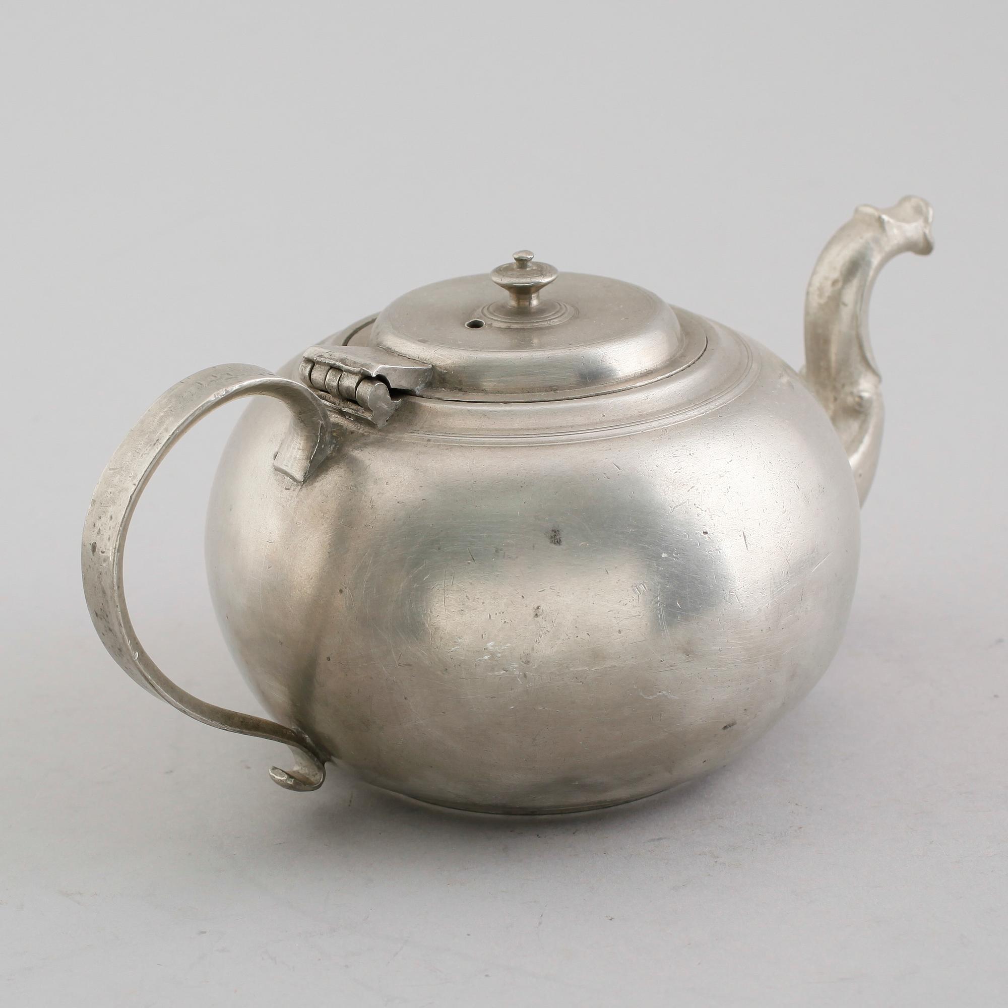 TEKANNA, tenn, Hans Lagergren, Karlstad 1766-1808.