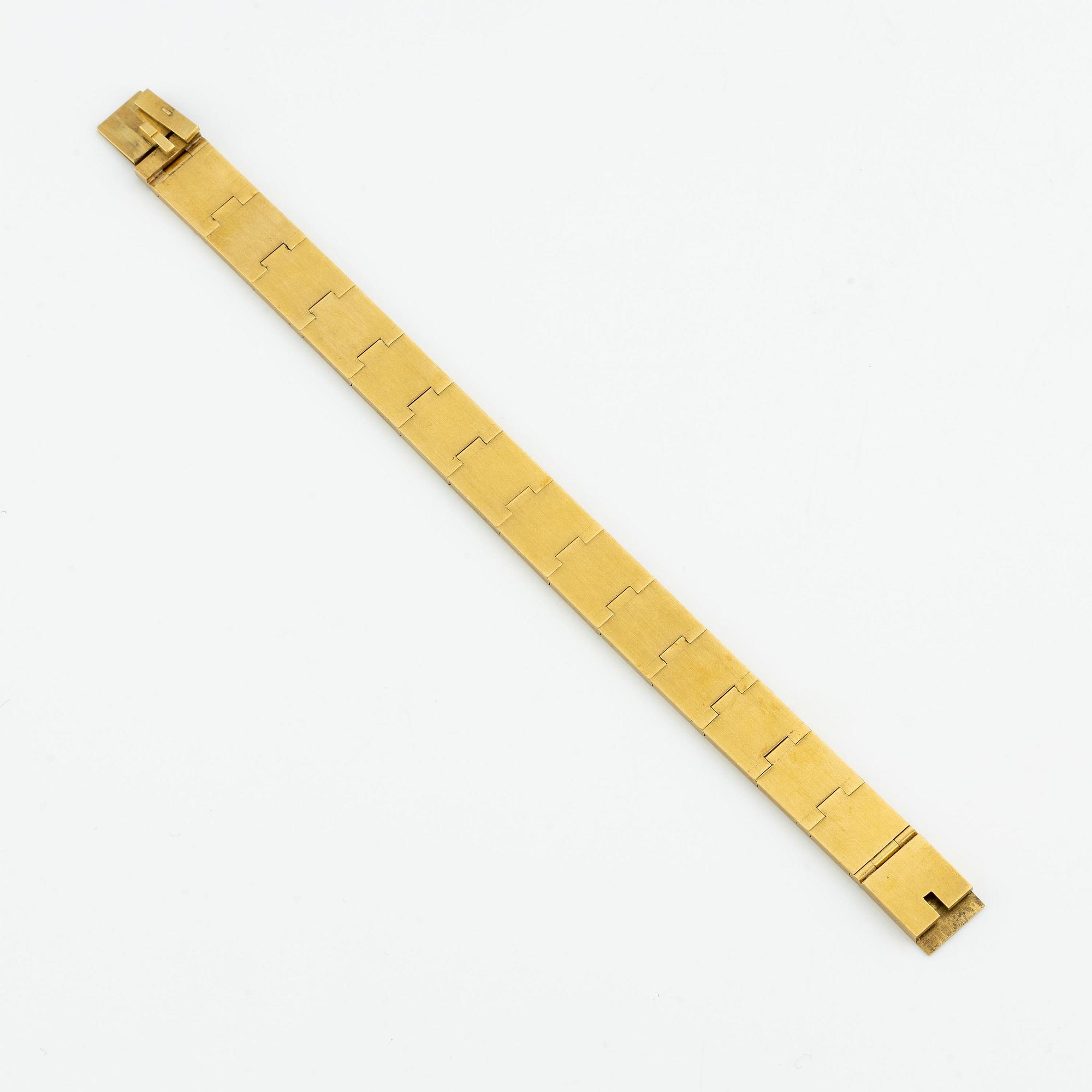 Wiwen Nilsson, a bracelet, 18K gold, Lund 1966.