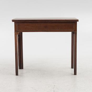 Gaming table, late Gustavian, circa 1800.