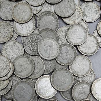 MYNT, enkronor, Gustaf V, 1949/50. Vikt ca 2200 gram.