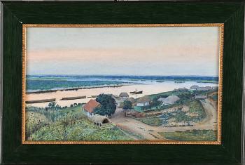 OKÄND KONSTNÄR, blandteknik, troligen Ryssland, 1800-tal.