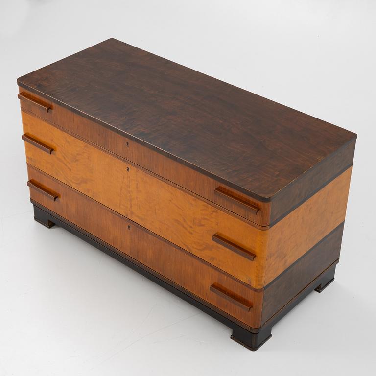 Svenska Möbelfabrikerna, byrå och spegel, "Svea", 1930-tal, Bodafors, 1930-tal.