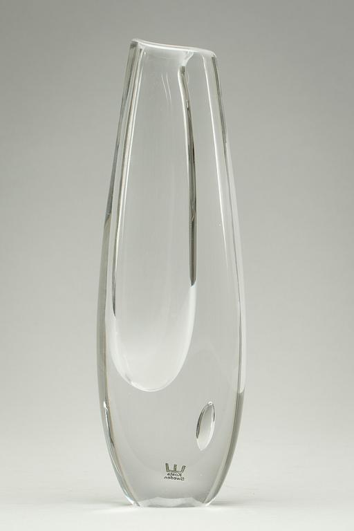 VAS, glas, Vicke Lindstrand, Kosta. 1900-tal.