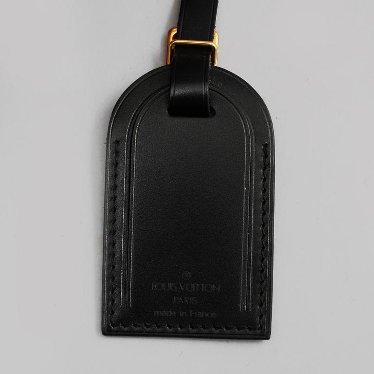 VÄSKA, "Keepall 55 Epi Black", Louis Vuitton,