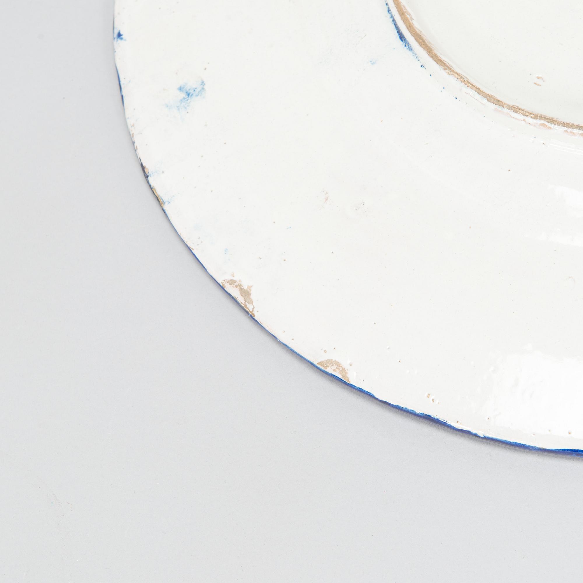 Two faience chargers in historic style, Italy, late 19th century.