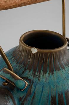 STIG LINDBERG, tekanna, stengods, 1950/60-tal.