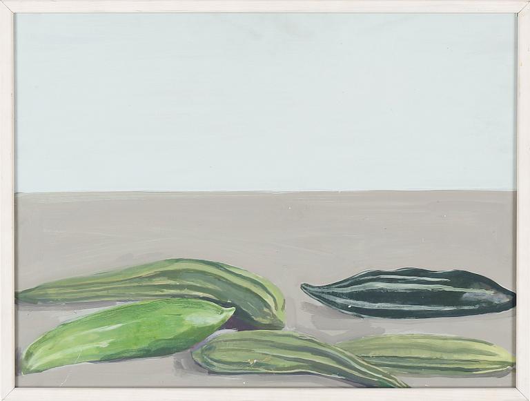 PETER ERN, tempera 2 st. Diptyk. Osignerade.