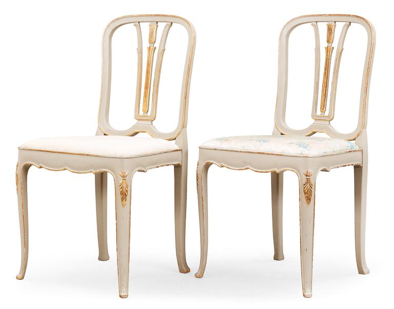 Axel Einar Hjorth, A pair of Axel Einar Hjorth Swedish Grace chairs 'Du Barry', Nordiska Kompaniet, 1929.