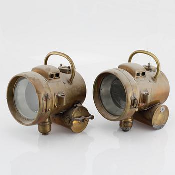 A pair of lamps, first half of the 20th century.