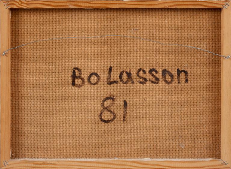 BO LARSSON, olja på papper, sign BL.