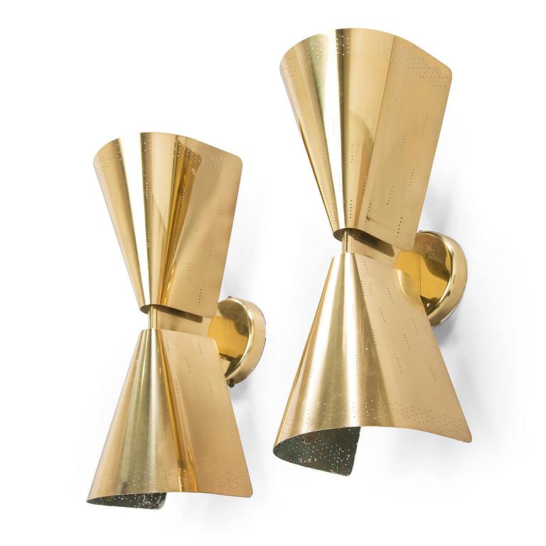 Paavo Tynell, a pair of  mid-20th century  wall lights for Taito. Made to order.